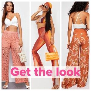 MAX MEHRA Collection sheer beach pants 36” Length